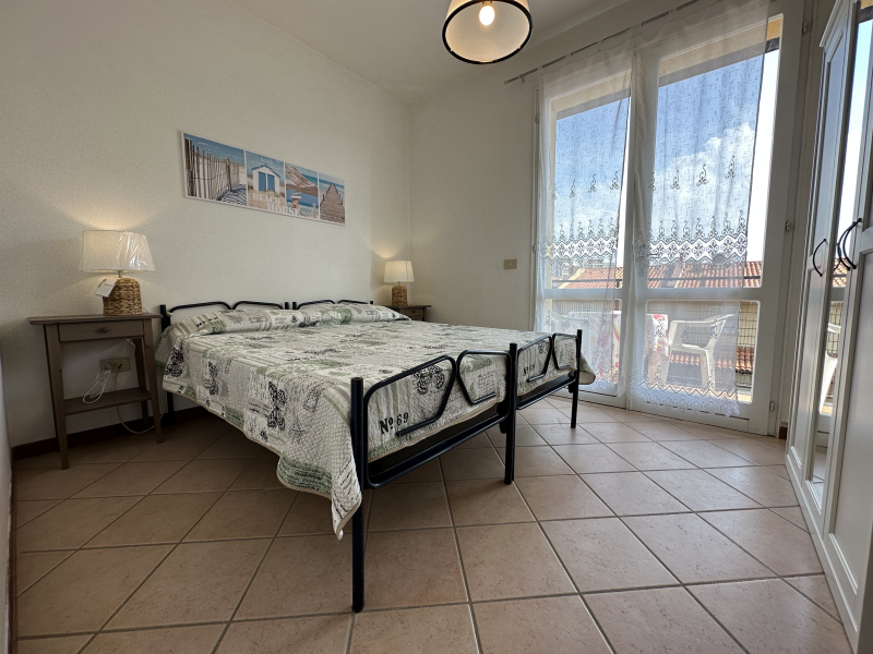 Double bedroom - Lido di Pomposa - large external balcony